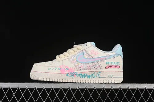 All categories Nk Air Force 1 Air Force series Nk Air Force 1 Low Air Force low-top Nike Air Air Force 1'07 Low "Miss Fujiang" Xiaoxiangfeng series Miss Fujiang Air Force One low-top casual sneakers FJ7740-310